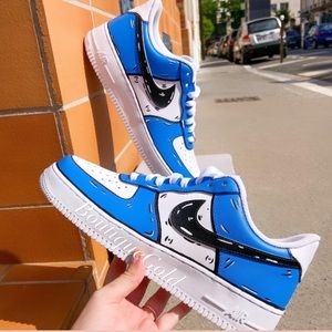 Nike Air Force 1 Cartoon Pop Art Sketch CUSTOMS